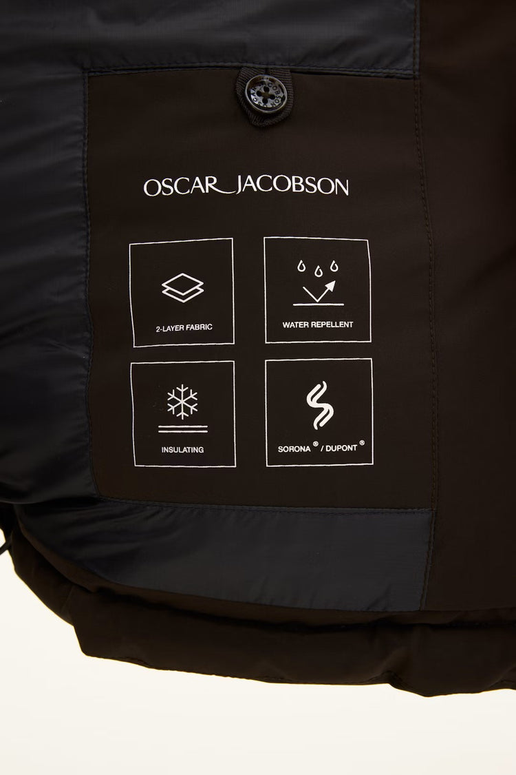 Hooded Puffer Vind & Vattentålig Jacka - Terra Brown