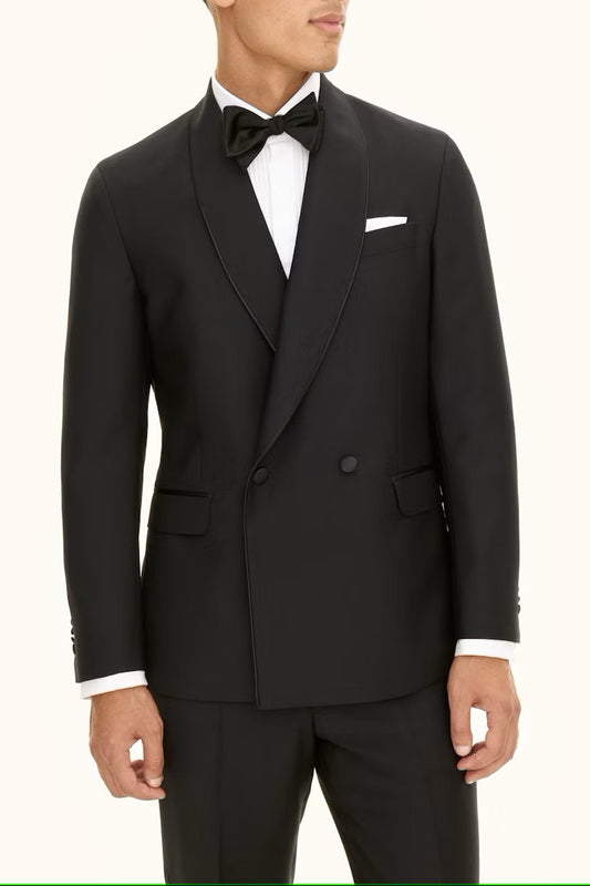 Fattore Piping Blazer - 310 Black