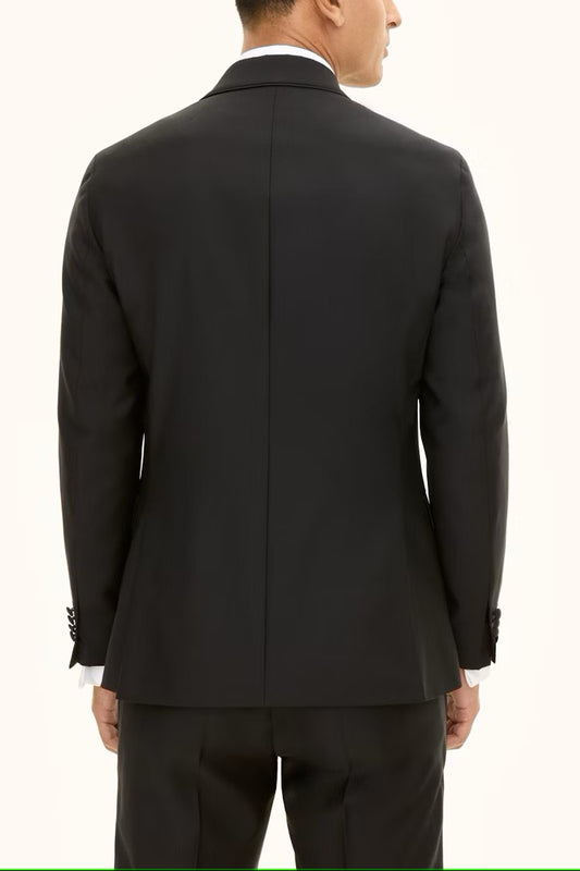 Fattore Piping Blazer - 310 Black
