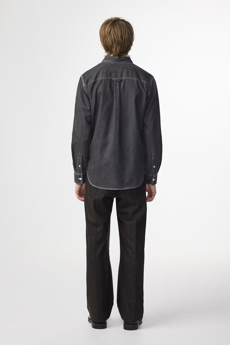 Colby Shirt - Grey Denim