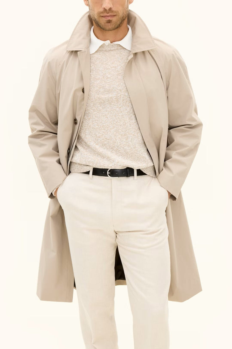 Raglan Coat - Kit White
