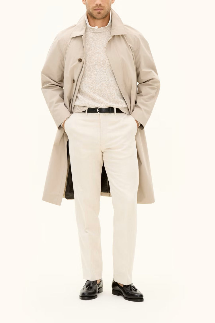 Raglan Coat - Kit White