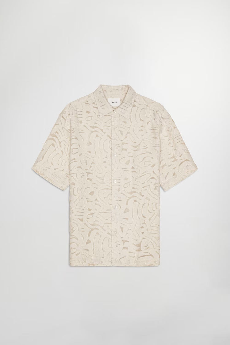 Freddy Drapey viscose blend Skjorta - Ivory