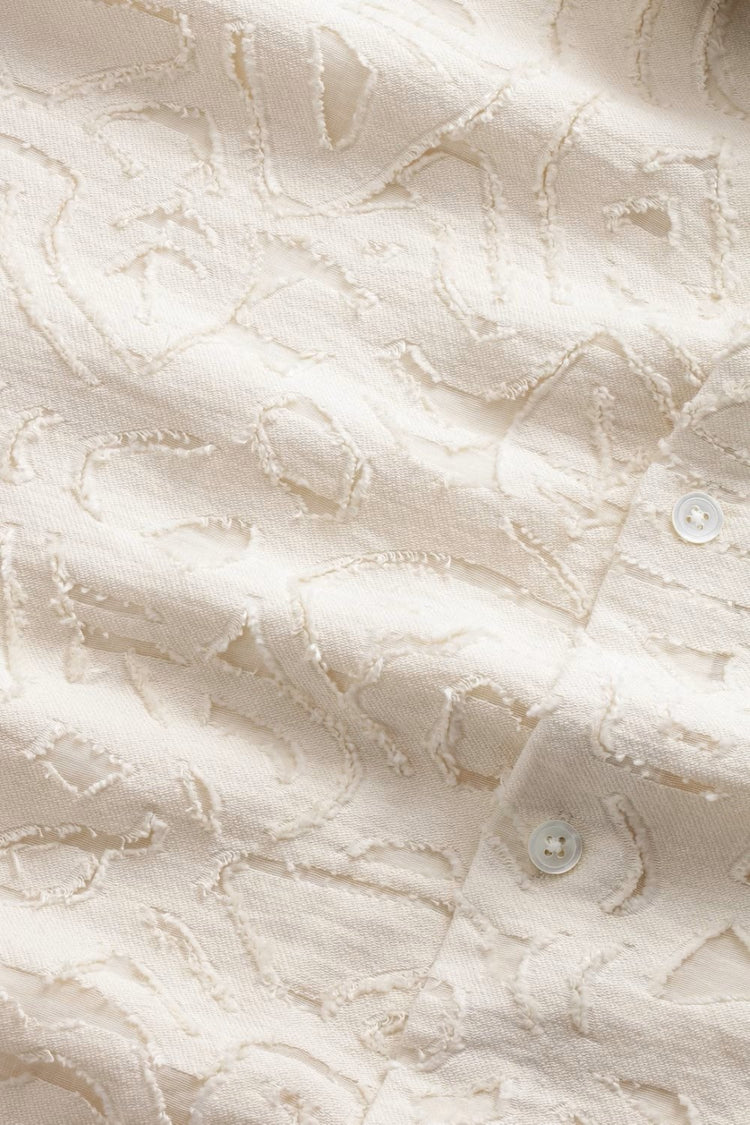 Freddy Drapey viscose blend Skjorta - Ivory