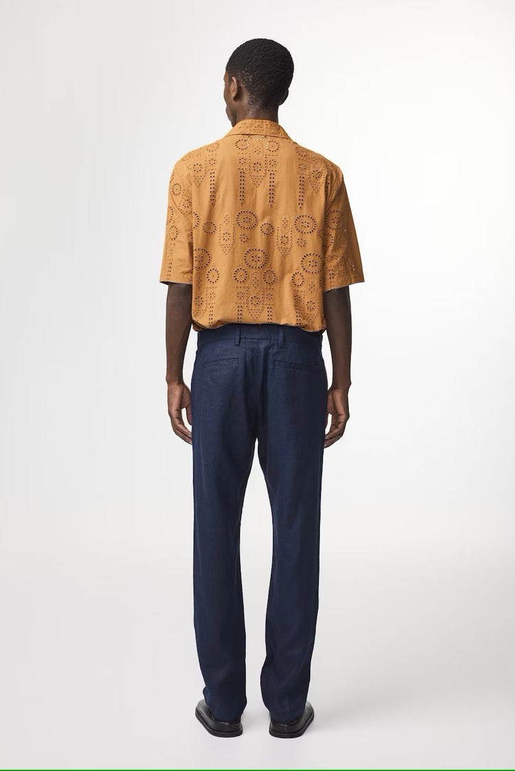 Theo Linen 1454 - Navy Blue