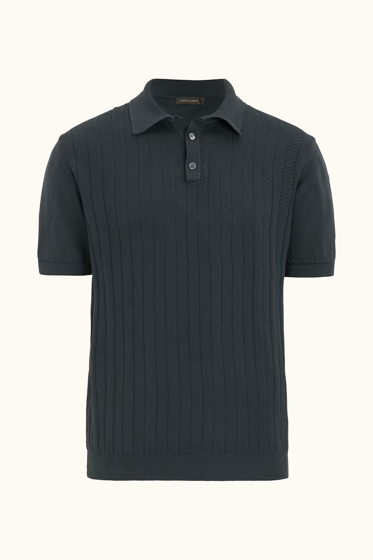 Barto Stripe Poloshirt - 812 Sfumato Green