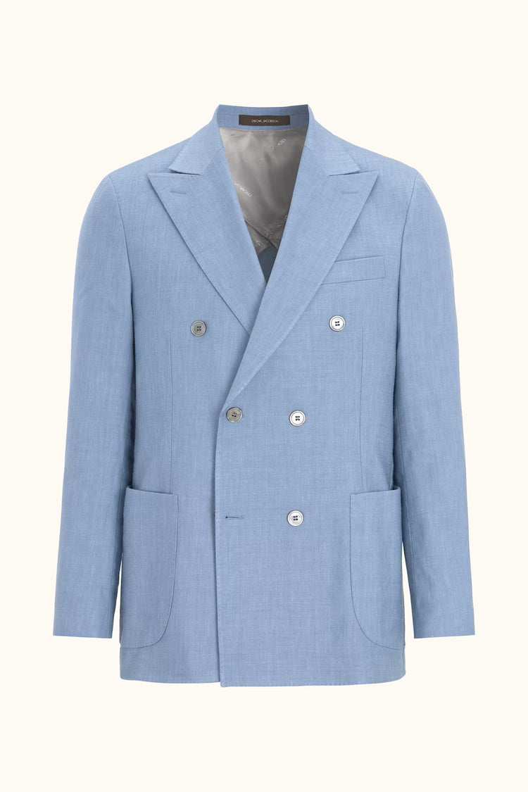 Farris Patch Soft Blazer - 289 Smog Blue
