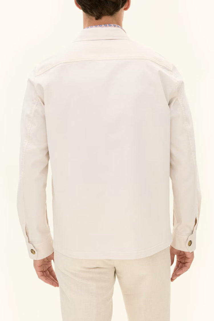 Safari Shirt Jacket - 916 Creme White