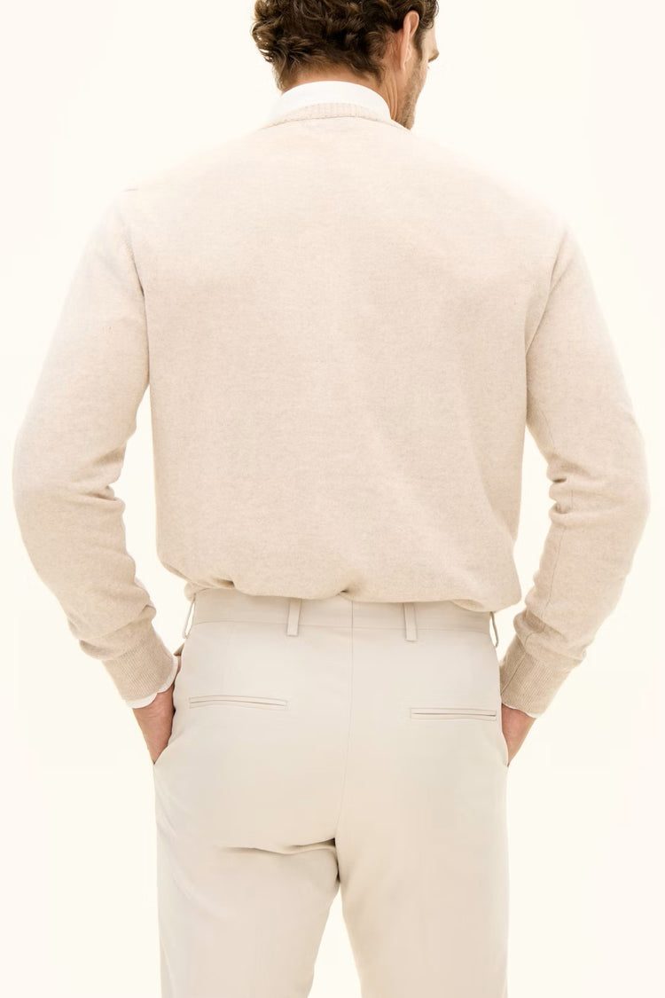 Valter Roundneck - 421 Light Camel Beige