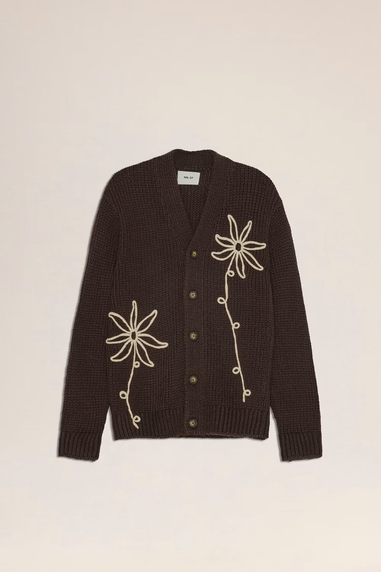 Mika Ultra-mjuk Cardigan - Dusky Port