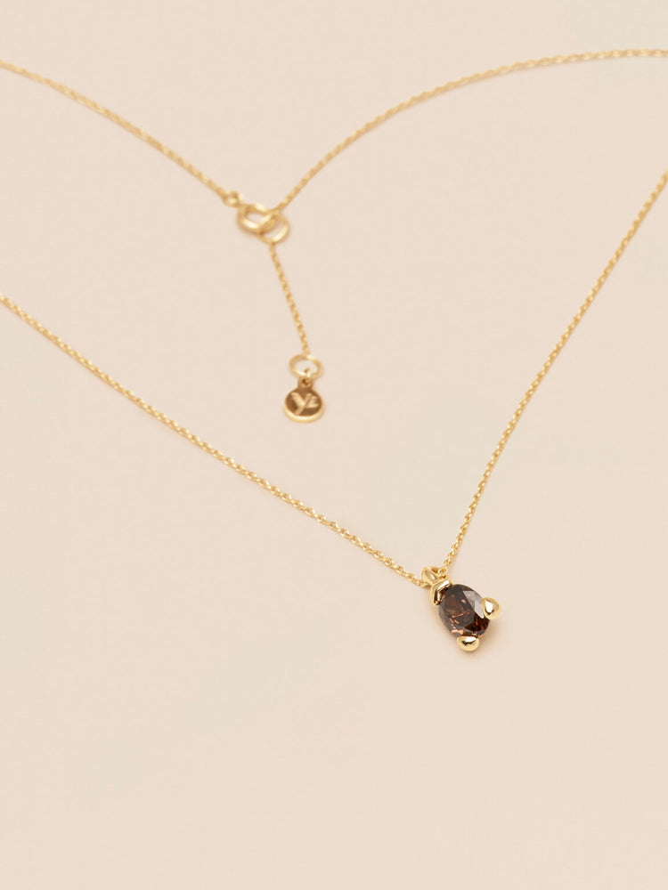 Embla necklace - Chestnut