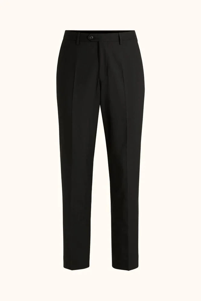 Oscar Jacobson Dandy Trousers 8515 Bas svarta kostymbyxor herr