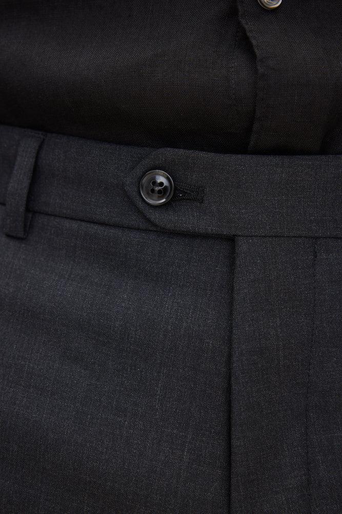 Oscar Jacobson Dandy Trousers 8515 Bas mörkgrå kostymbyxa