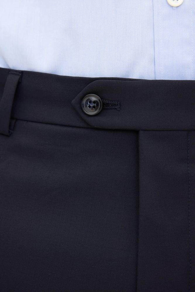 Oscar Jacobson Dandy Trousers 8515 Bas mörkblå kostymbyxa