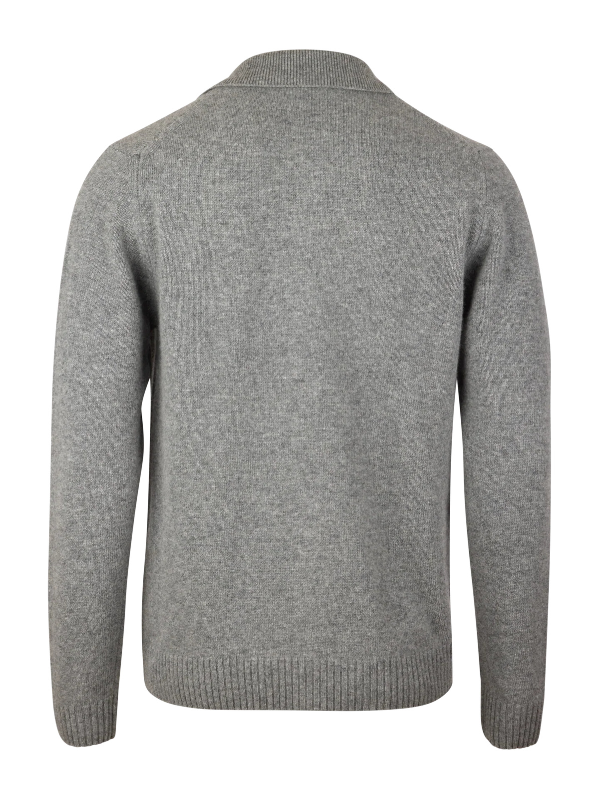Merinoull cardigan - Grå – detalj