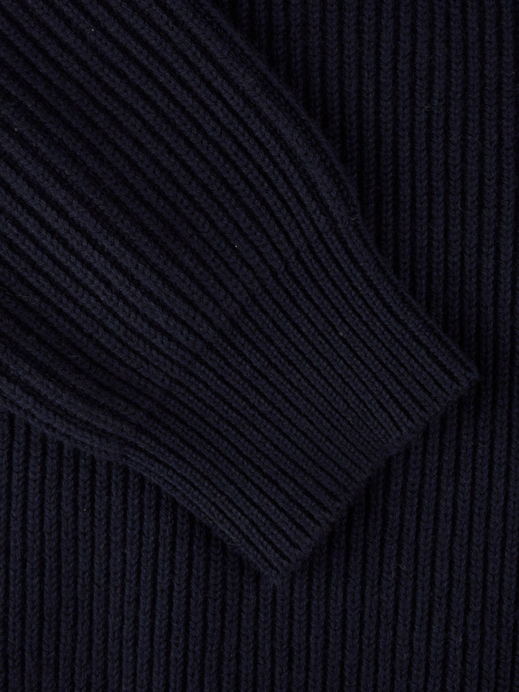 Cardigan Alcantara - Navy