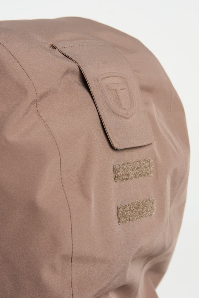 Vision Storm Parka Herr - Brun – närbild