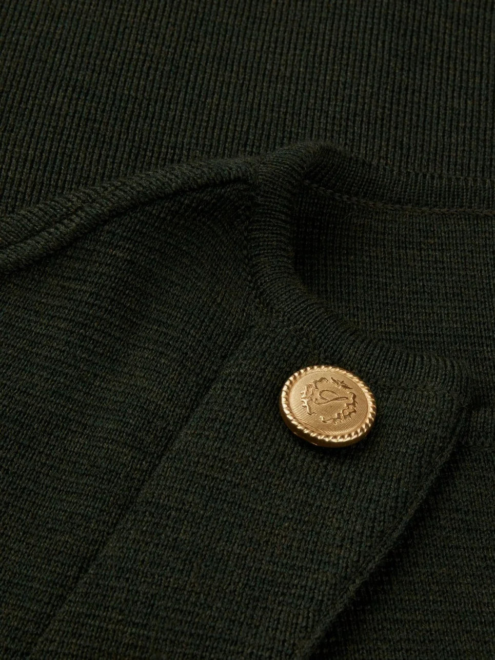 Stenströms MTO Mary Poncho stickad mörkgrön
