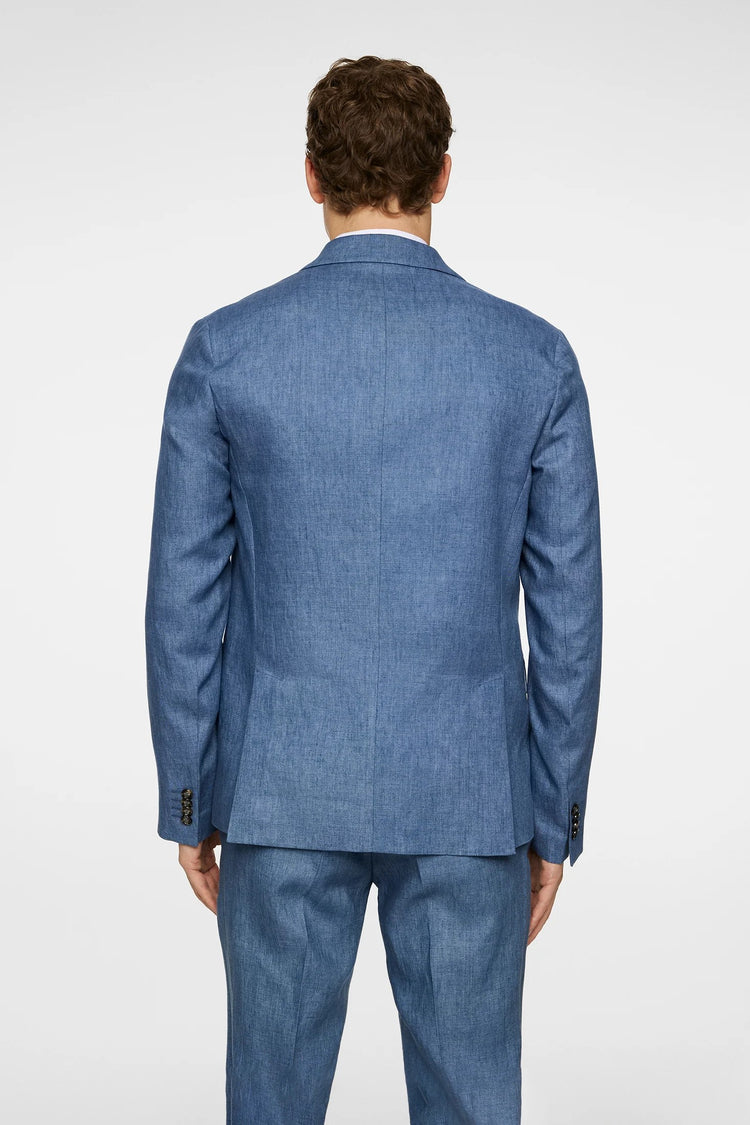 Elton U Super Linen Blazer - O539 Rain Washed