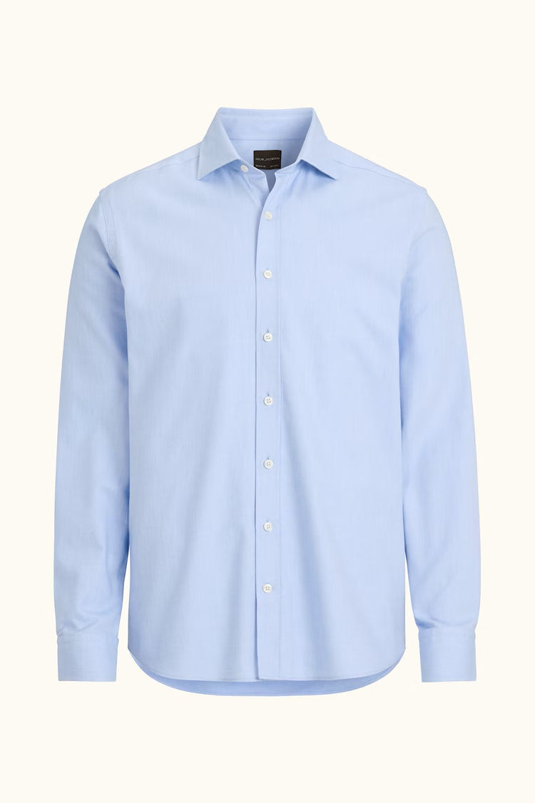 Regular Fit Flannelskjorta - Deep Blue