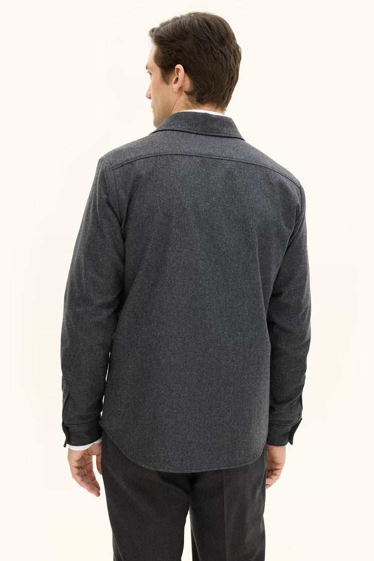 Magnus Shirt Jacket - 130 Earth Grey