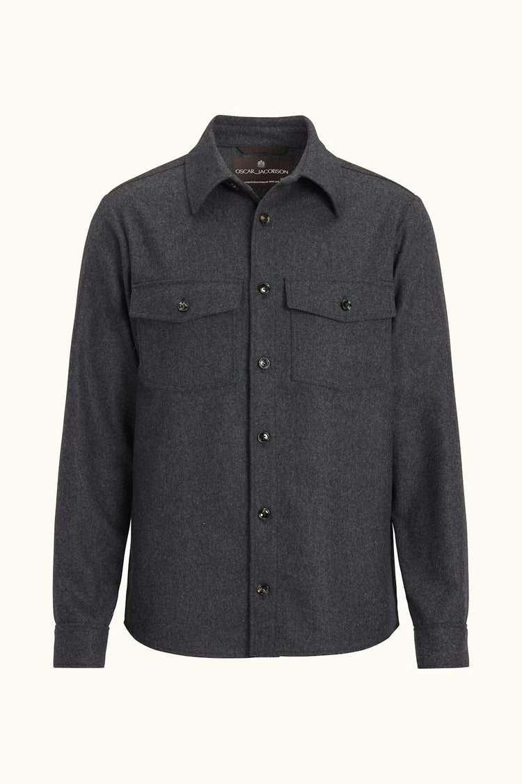 Magnus Shirt Jacket - 130 Earth Grey
