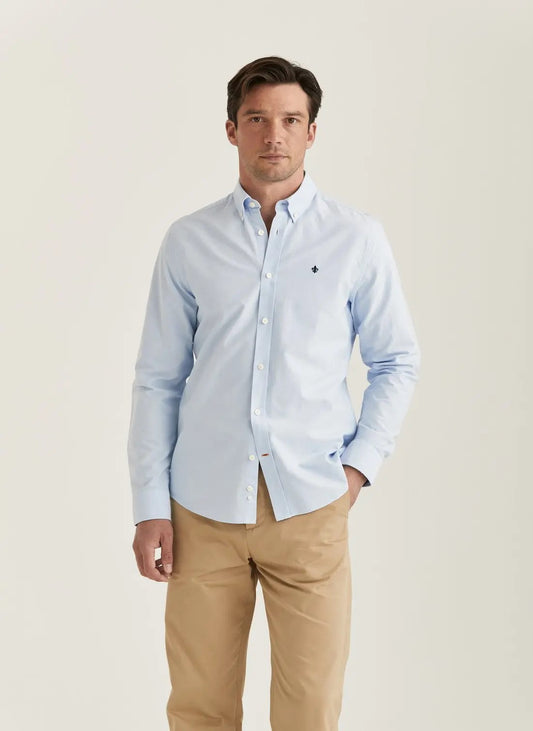 Oxford Button Down Shirt - 55 Light blue