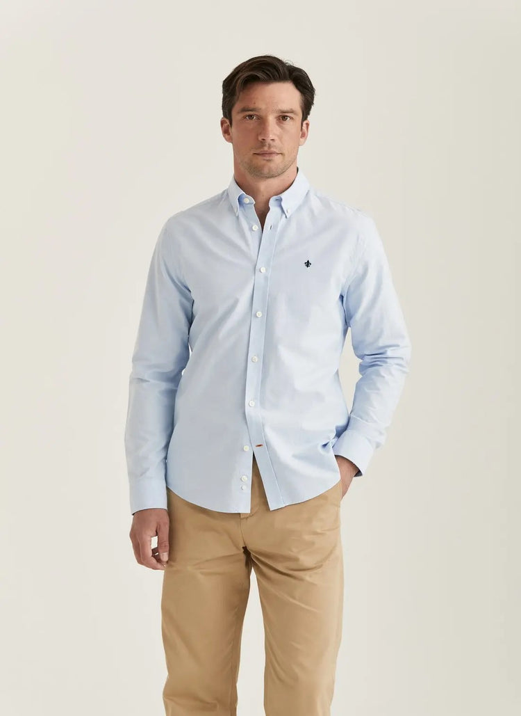 Oxford Button Down Shirt - 55 Light blue