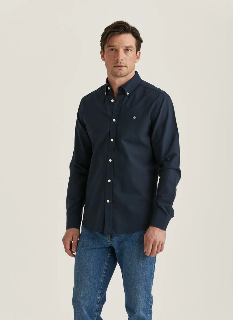 Oxford Button Down Shirt - 60 Navy