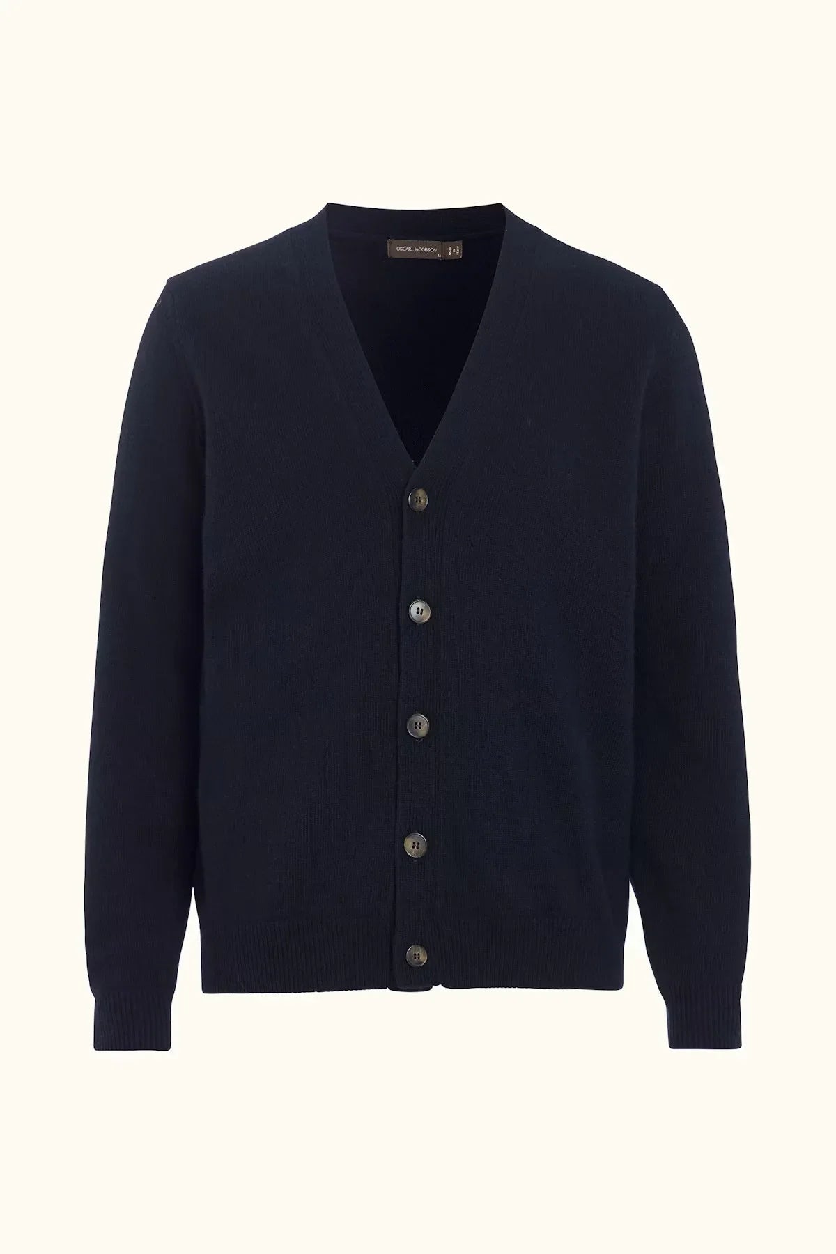 Oscar Jacobson Eduardo cardigan i marinblått
