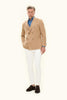 Farris Patch Soft Blazer - Light Camel Beige