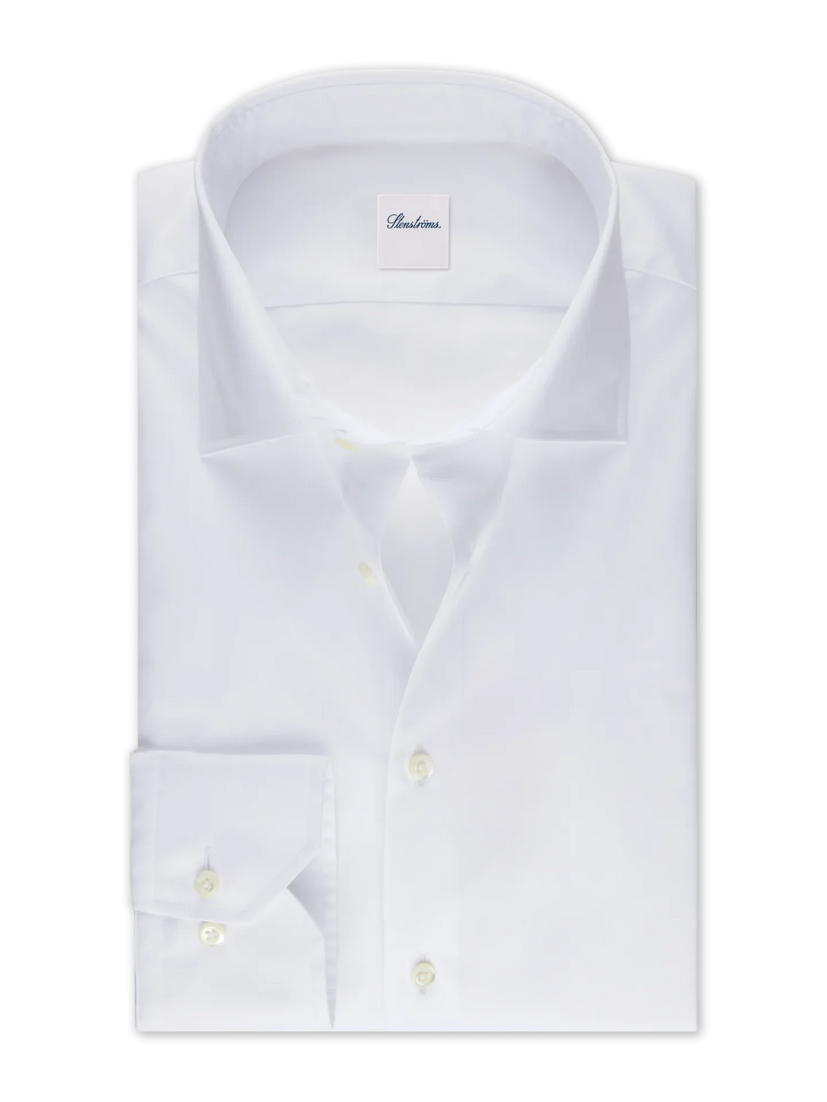 Twillskjorta Slimline, XL-ärmar - Vit – framsida