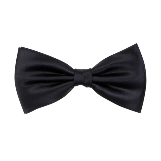 Klassisk svart fluga för herr, elegant accessoar till kostym eller festkläder