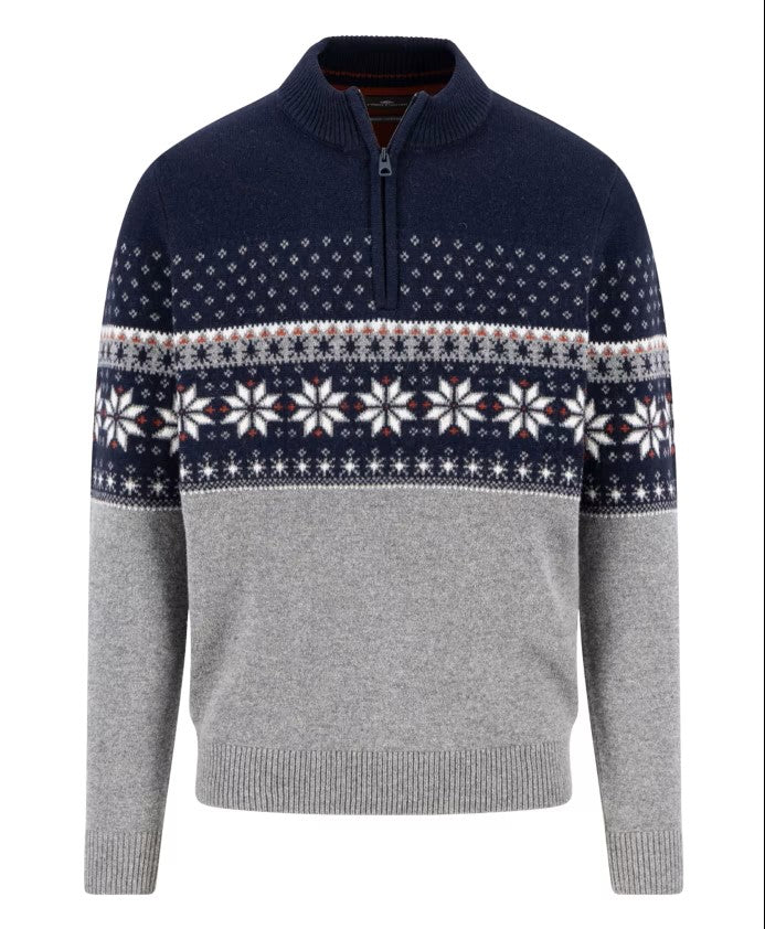 Zip Troyer, Fair Is, Lambswool*RWS - 690 navy