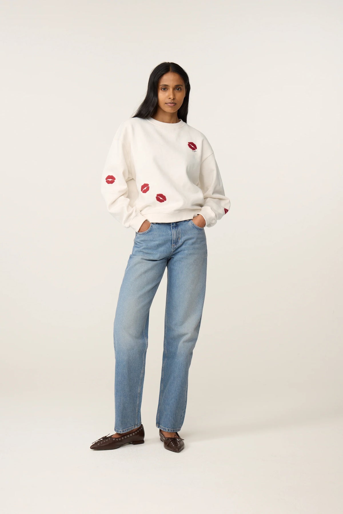 Terry Kiss Sweater - Cosy White