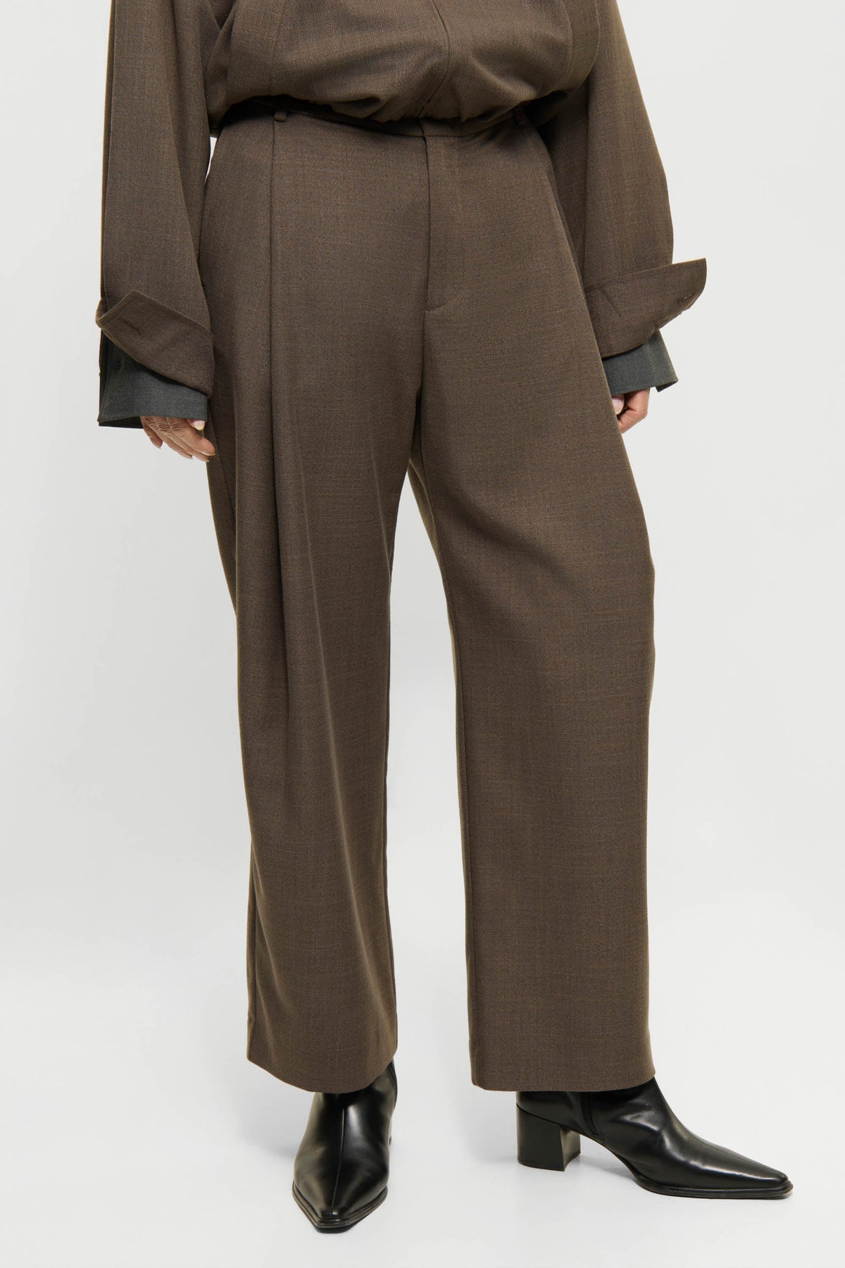 Admira womens´s pant - brown melange