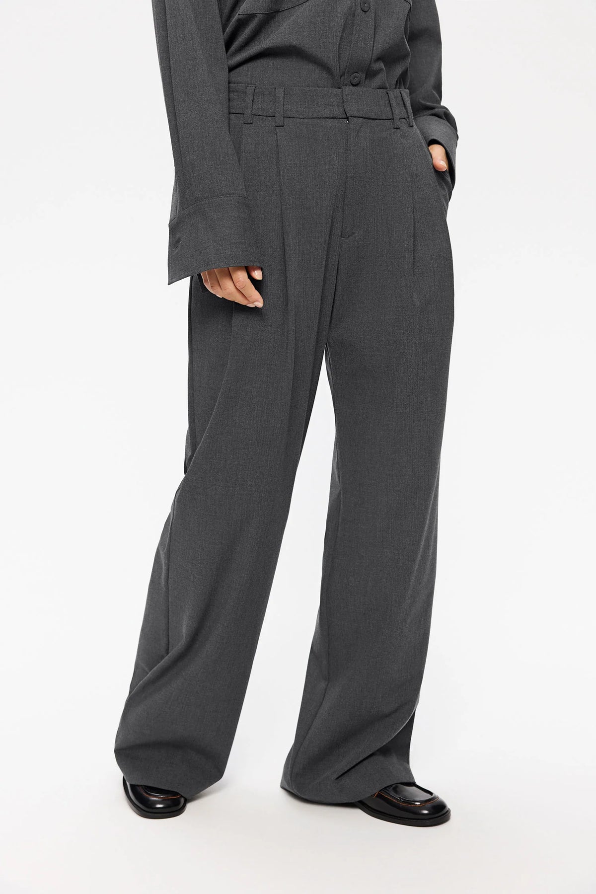 Dilay W´s pant - Mid Grey Melange