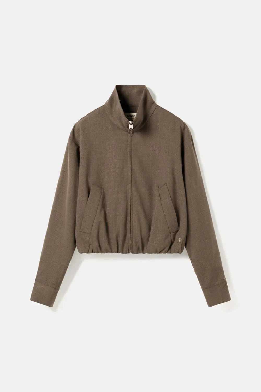 Elvine Enya overshirt brun melange