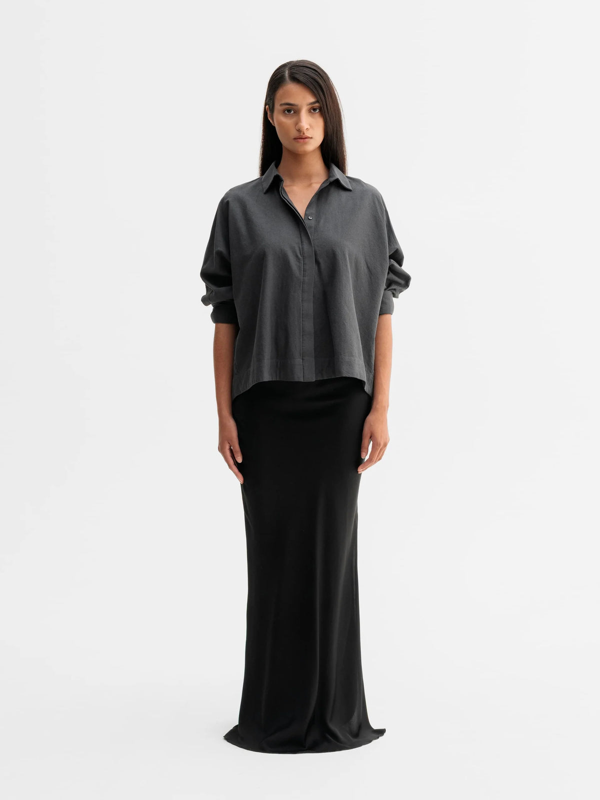 Gigi oxford shirt - Dark grey