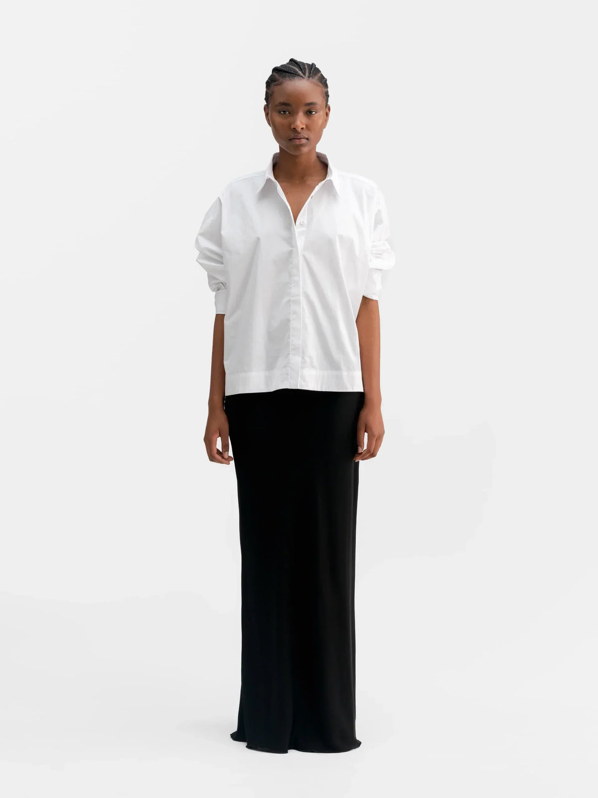 Ahlvar Gigi Poplin Shirt vit skjorta