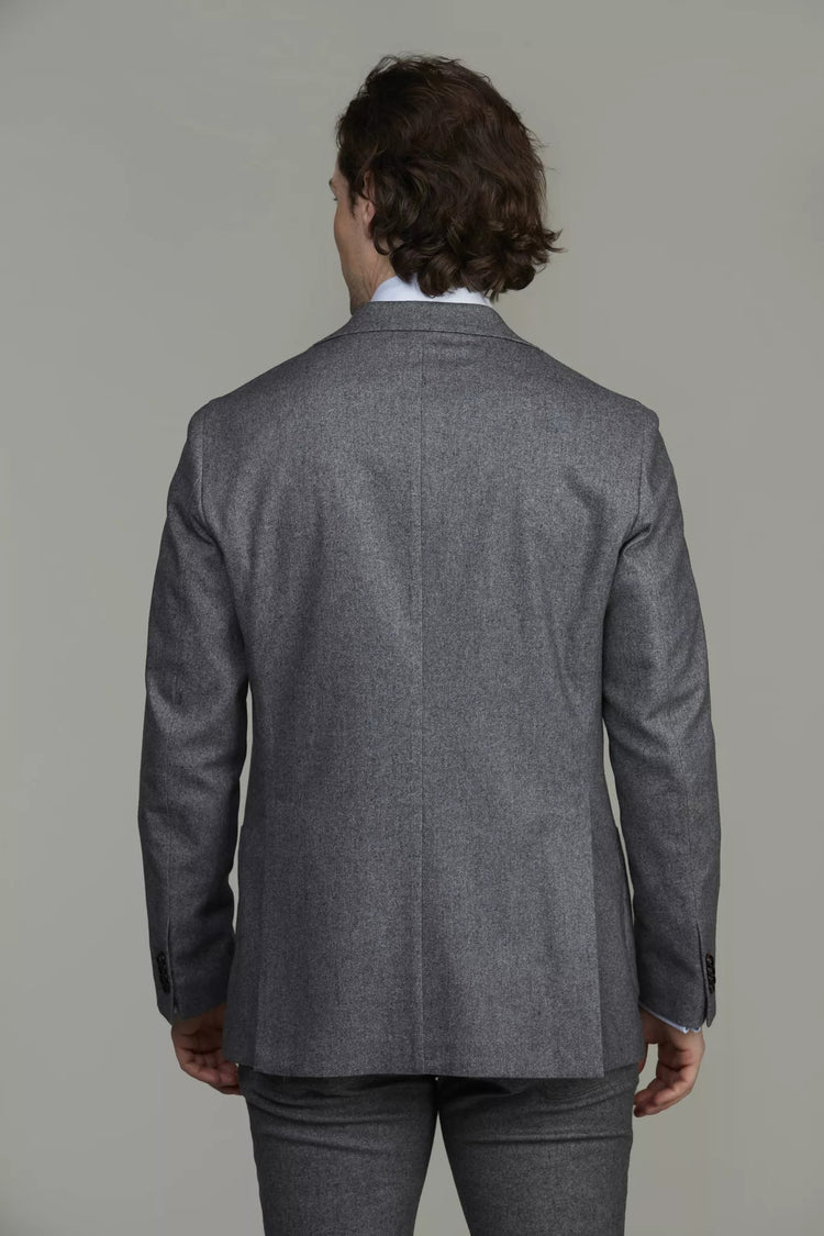 Merano Soft Tailored Blazer - Grey