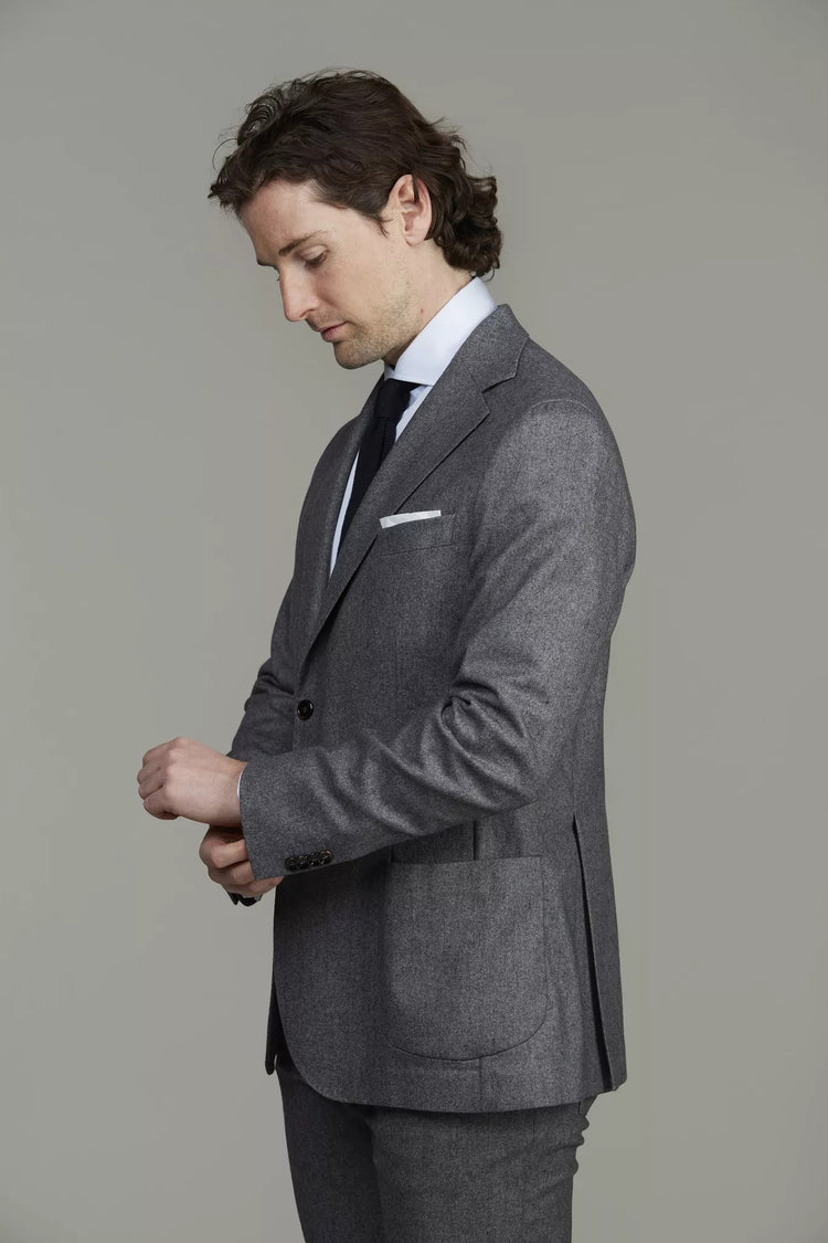 Merano Soft Tailored Blazer - Grey