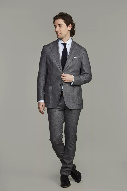 Merano Soft Tailored Blazer - Grey