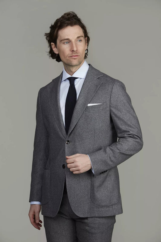 Merano Soft Tailored Blazer - Grey