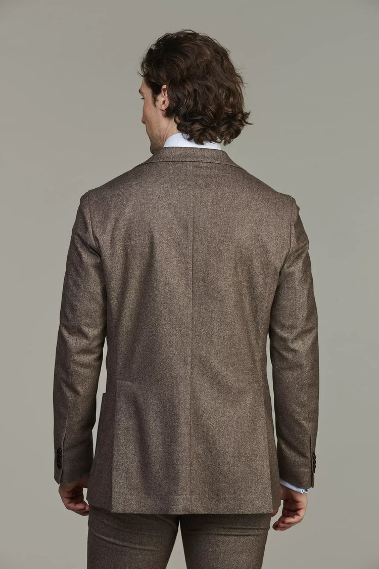 Merano Soft Tailored Blazer - Brown
