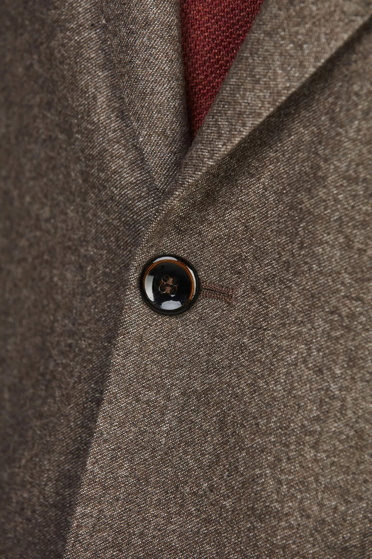 Merano Soft Tailored Blazer - Brown