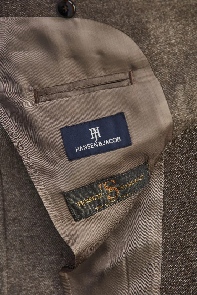 Merano Soft Tailored Blazer - Brown