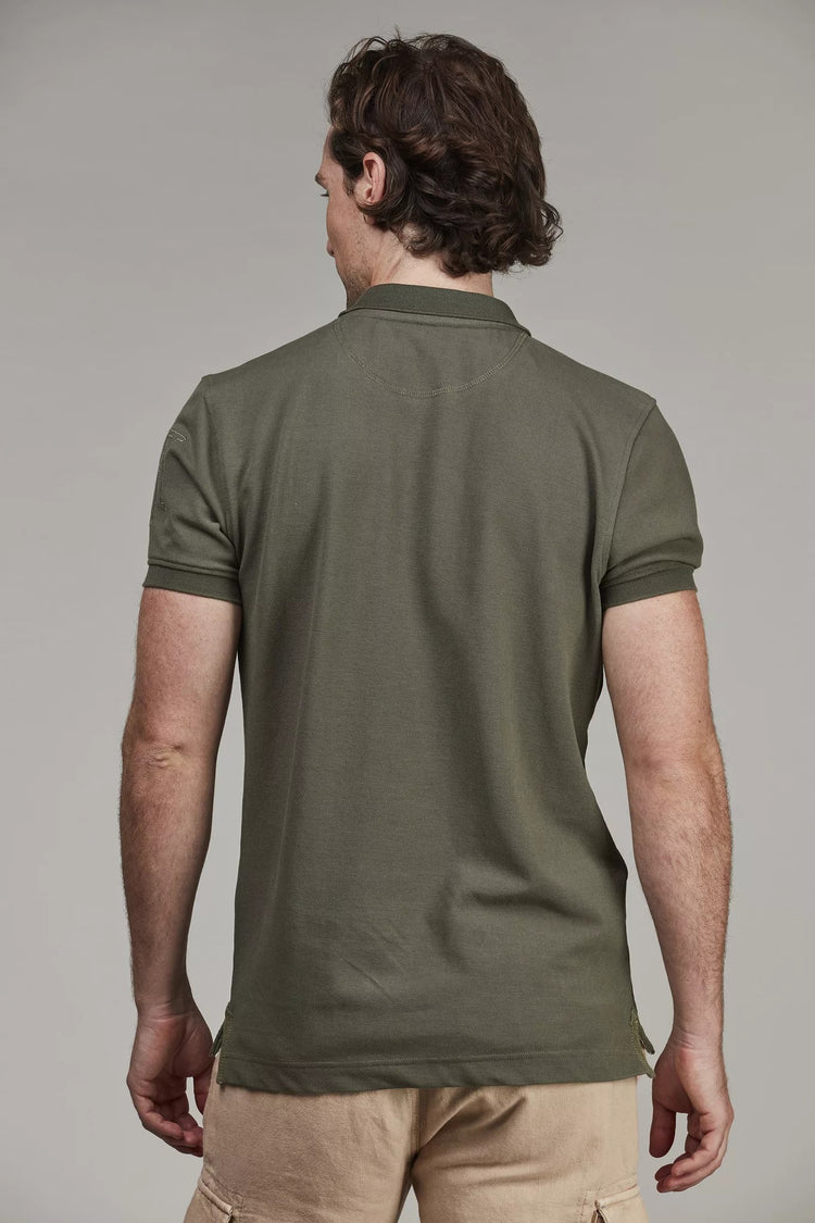 ROUGH STYLE POLO - MOSS GREEN