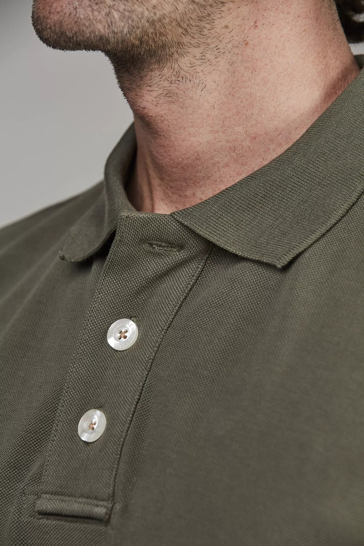 ROUGH STYLE POLO - MOSS GREEN