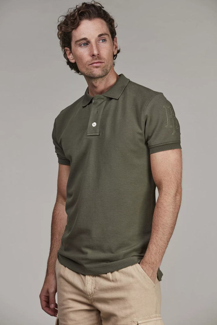 ROUGH STYLE POLO - MOSS GREEN